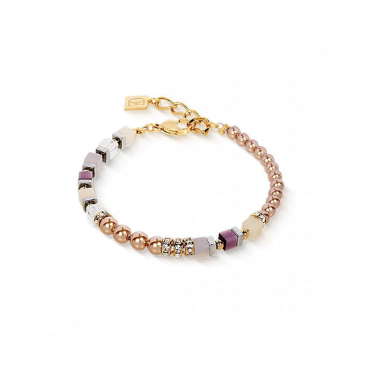 Precious Fusion Offset Grey Purple Bracelet