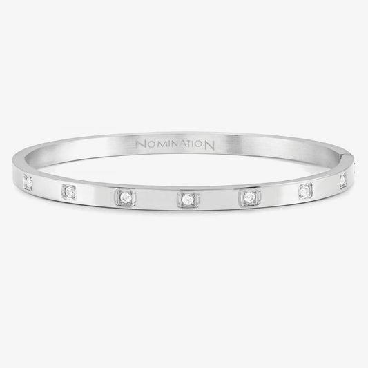 Pretty Bangles Half Set Cubic Zirconia Bangle Small