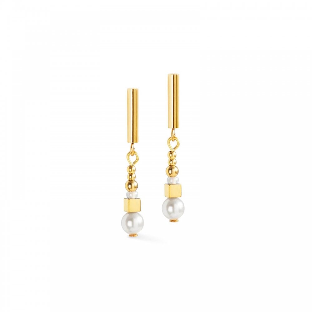 Shimmering Princess Pearls Gold-White