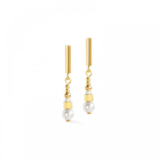 Shimmering Princess Pearls Gold-White