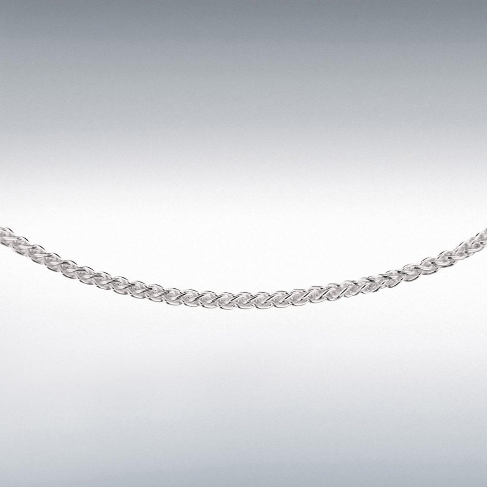 Silver 925 30 Spiga Chain 22"