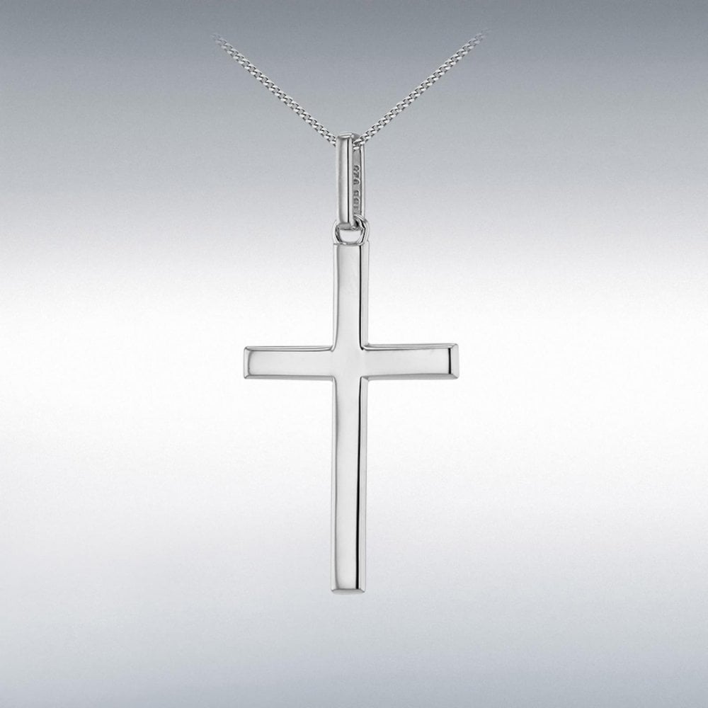 Silver 925 30mm Large Cross Pendant