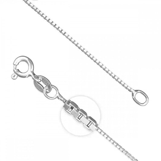 Silver Box Chain 46 cm/18"