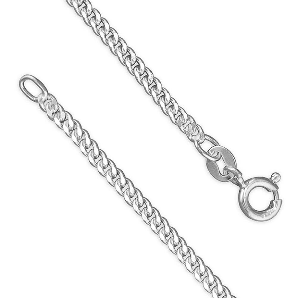 Silver Chain Medium D/C Curb 76cm/30in