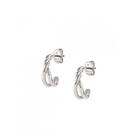 Silver Endless Hoop Earrings