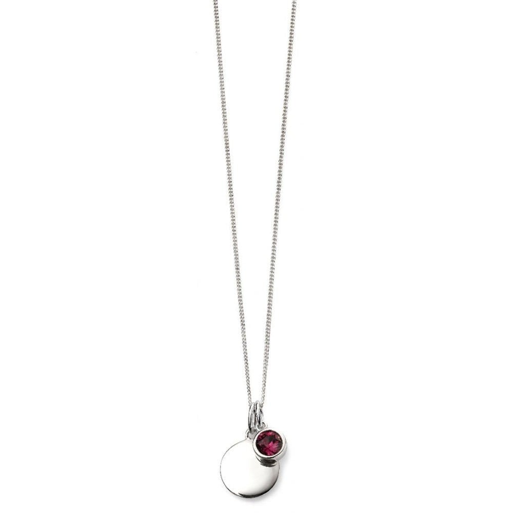 Silver February Birthstone Pendant