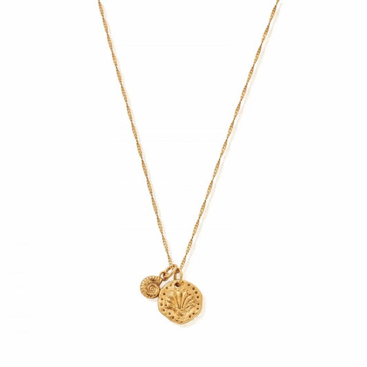 Silver Gold Plated Travelling Protection Necklace
