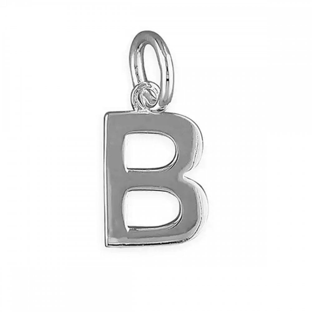 Silver Initial Pendant & Chain B