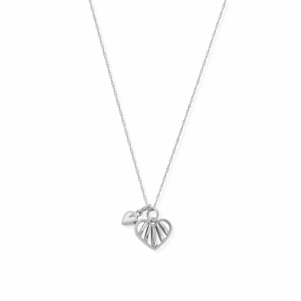 Silver Loving Hearts Necklace