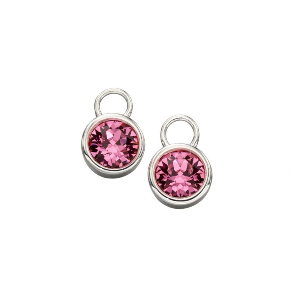 Silver October Ear Charms