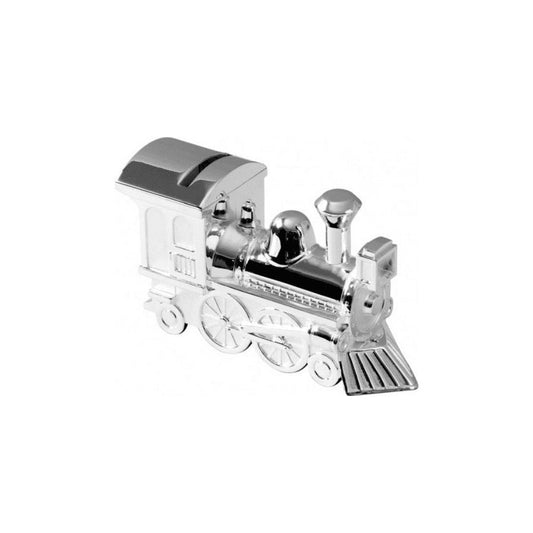Silver Plated Train Money Box