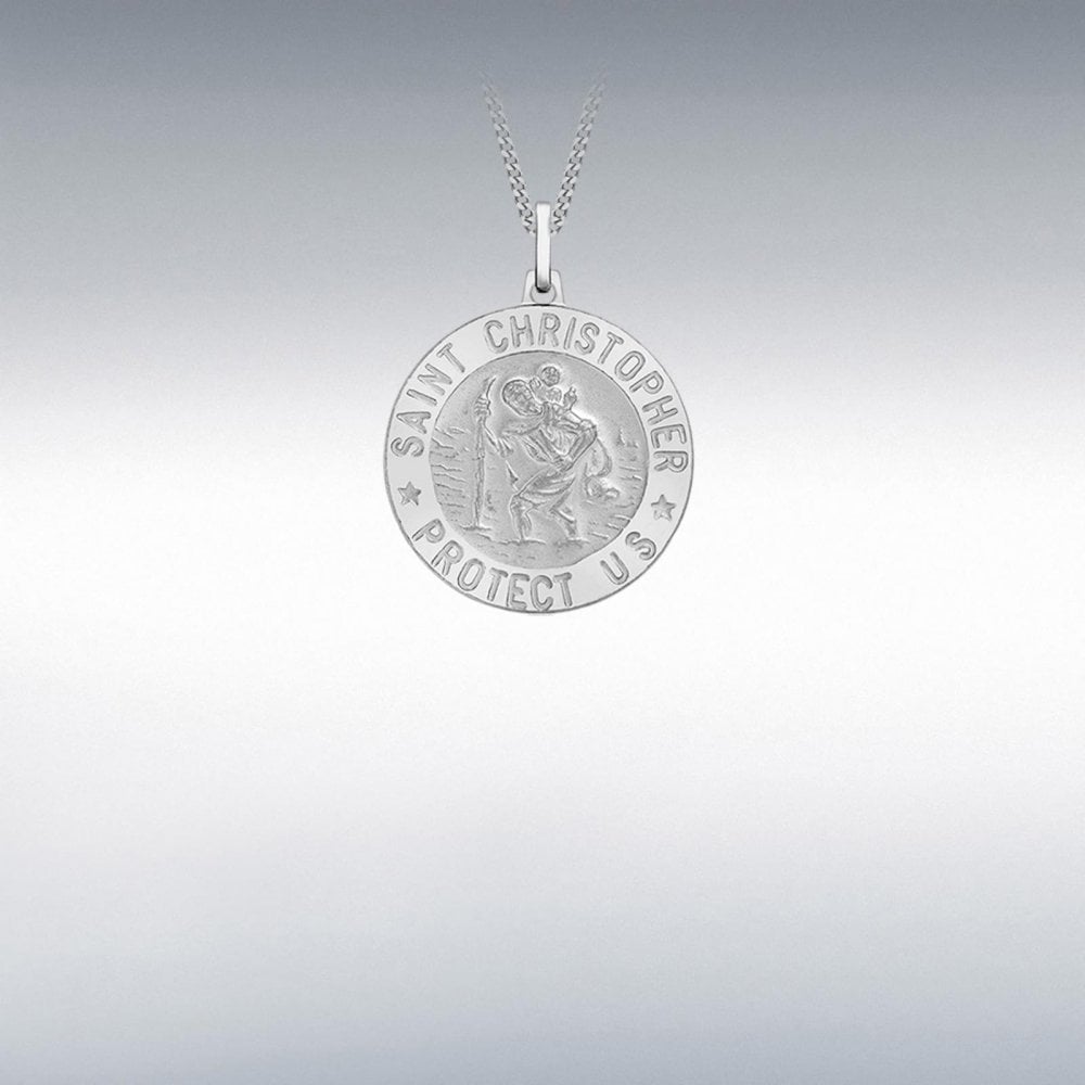 Silver St. Christopher Pendant