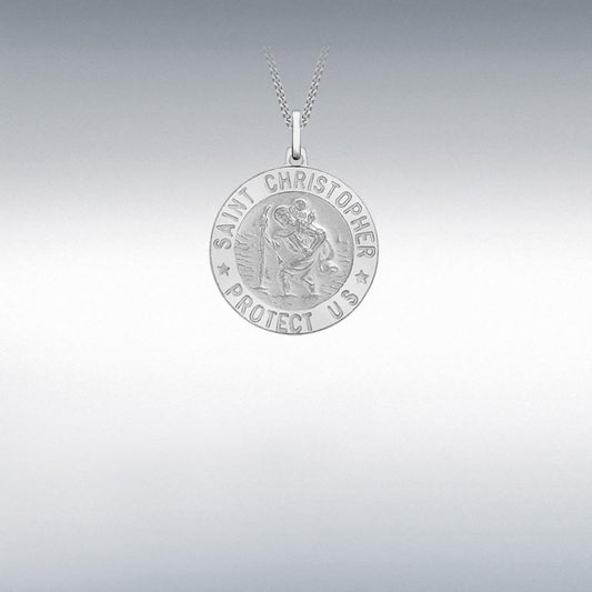 Silver St. Christopher Pendant