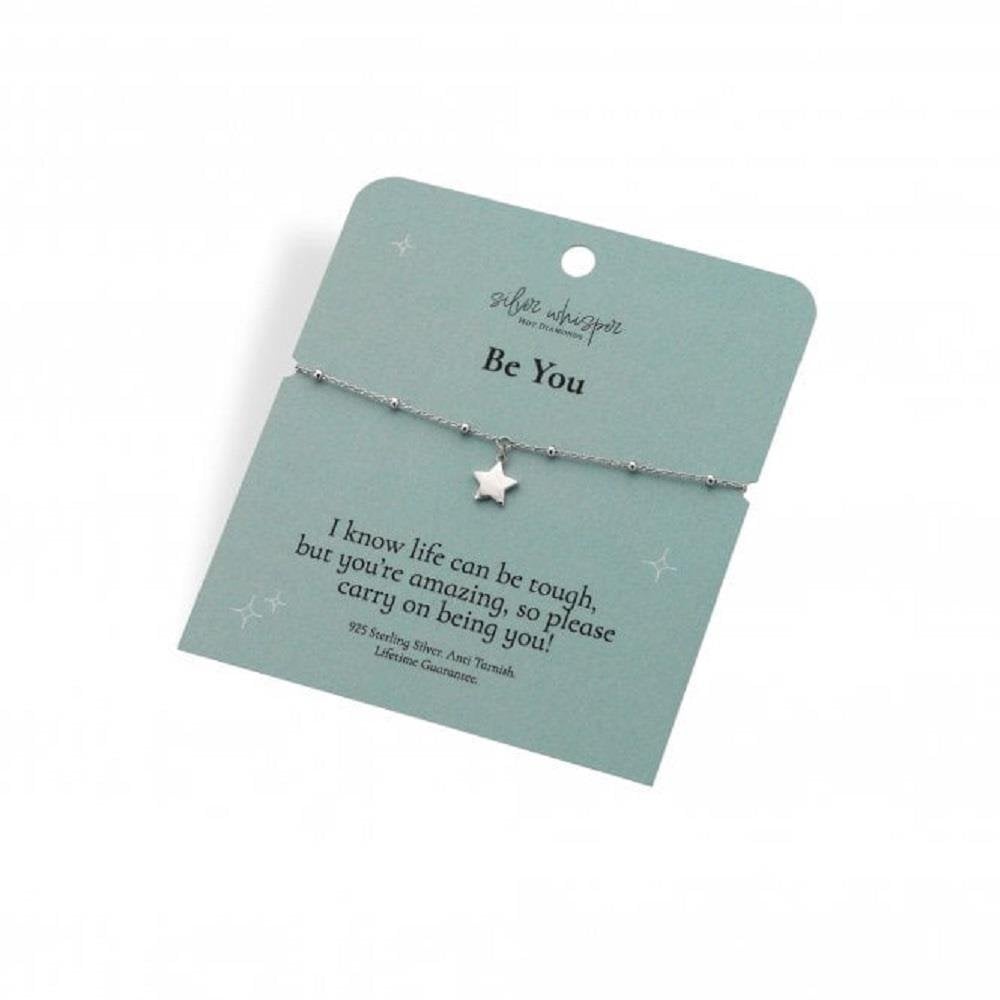 Silver Whisper Be You Bracelet