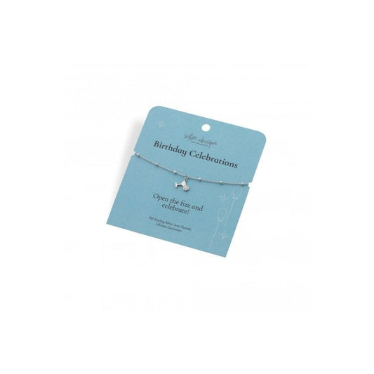 Silver Whisper Birthday Celebrations Bracelet