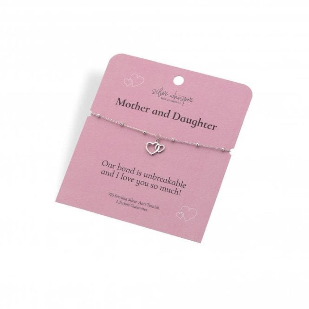 Silver Whisper Mother & Daughter Bracelet