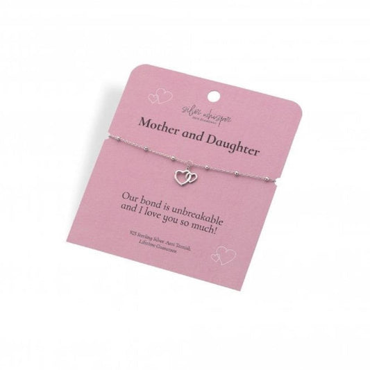 Silver Whisper Mother & Daughter Bracelet