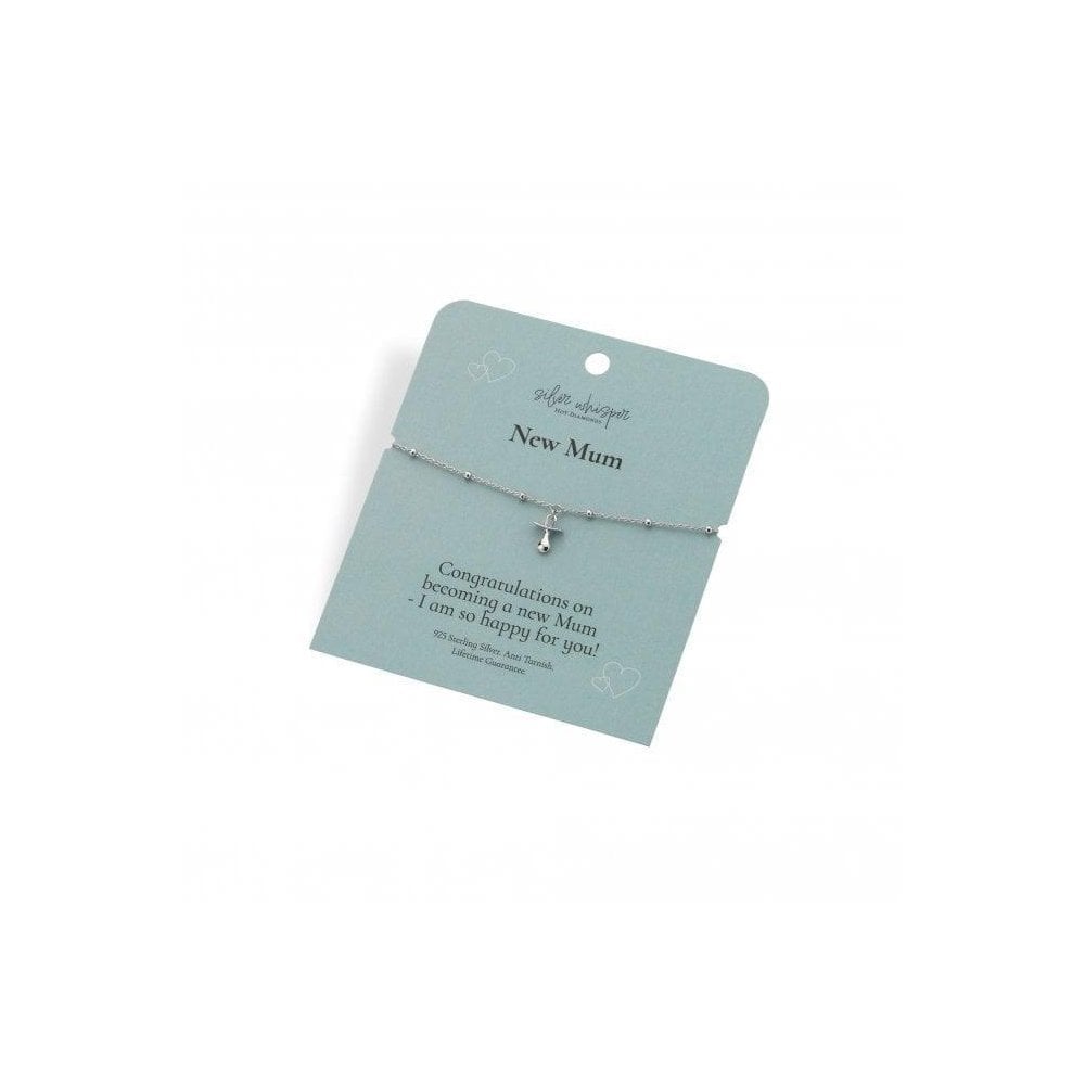 Silver Whisper New Mum Bracelet