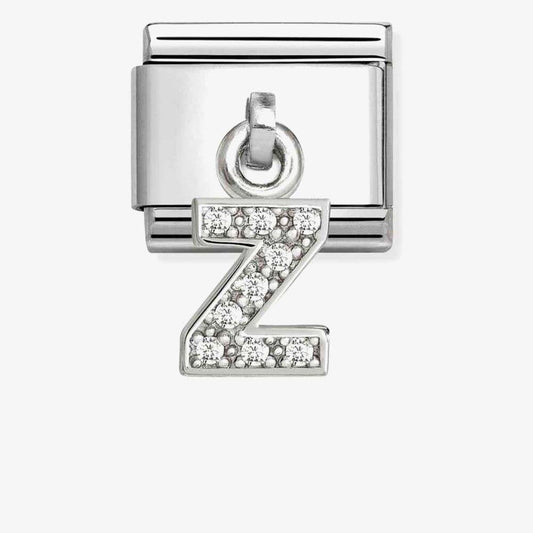 Silvershine Sparkling Letter Z Charm
