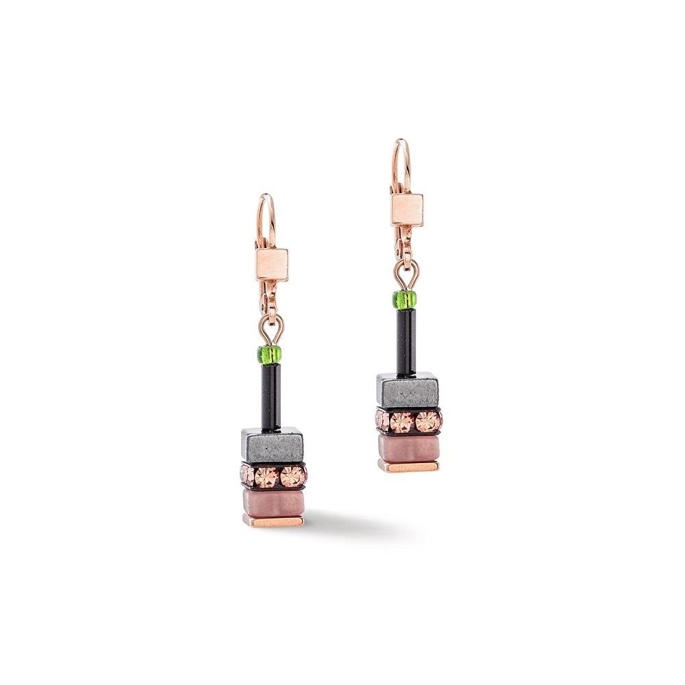 Sparkling Classic Elements Earrings Rose Autumn