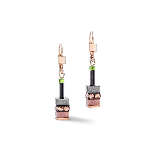 Sparkling Classic Elements Earrings Rose Autumn