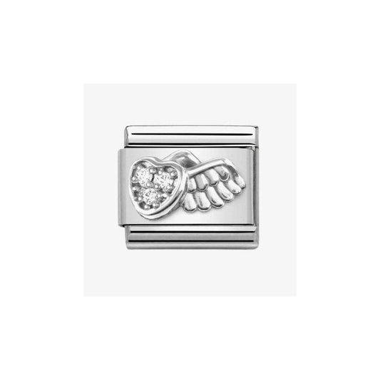 Spirituality Wing Heart Charm