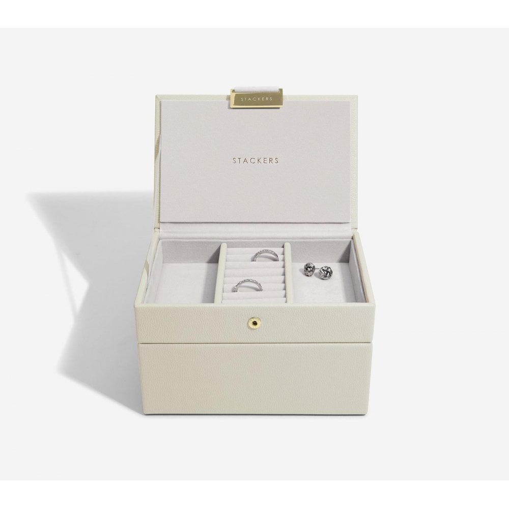 Stackers Blush Pink Mini Jewellery Box Set of 2