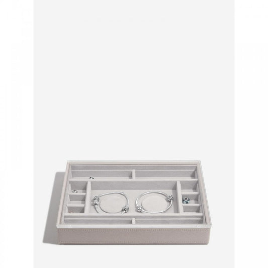 Stackers Classic 2 Charm Bracelet Layer Taupe