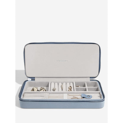 Stackers Dusky Blue Necklace Travel Box
