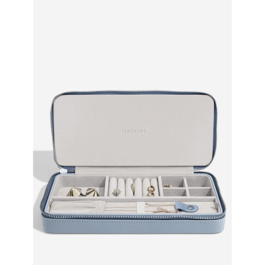 Stackers Dusky Blue Necklace Travel Box
