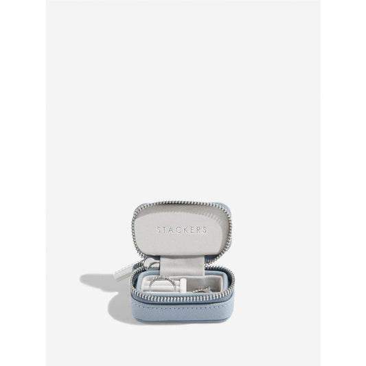 Stackers Dusky Blue Petite Travel Jewel Box