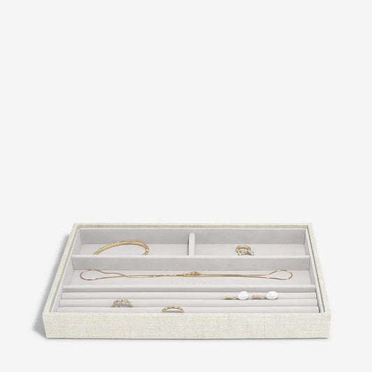 Stackers Linen Oatmeal Classic 4 Section