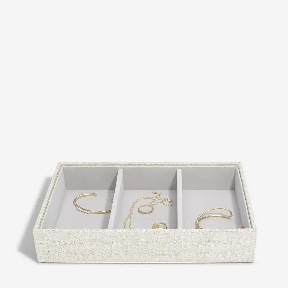 Stackers Linen Oatmeal Classic Deep 3