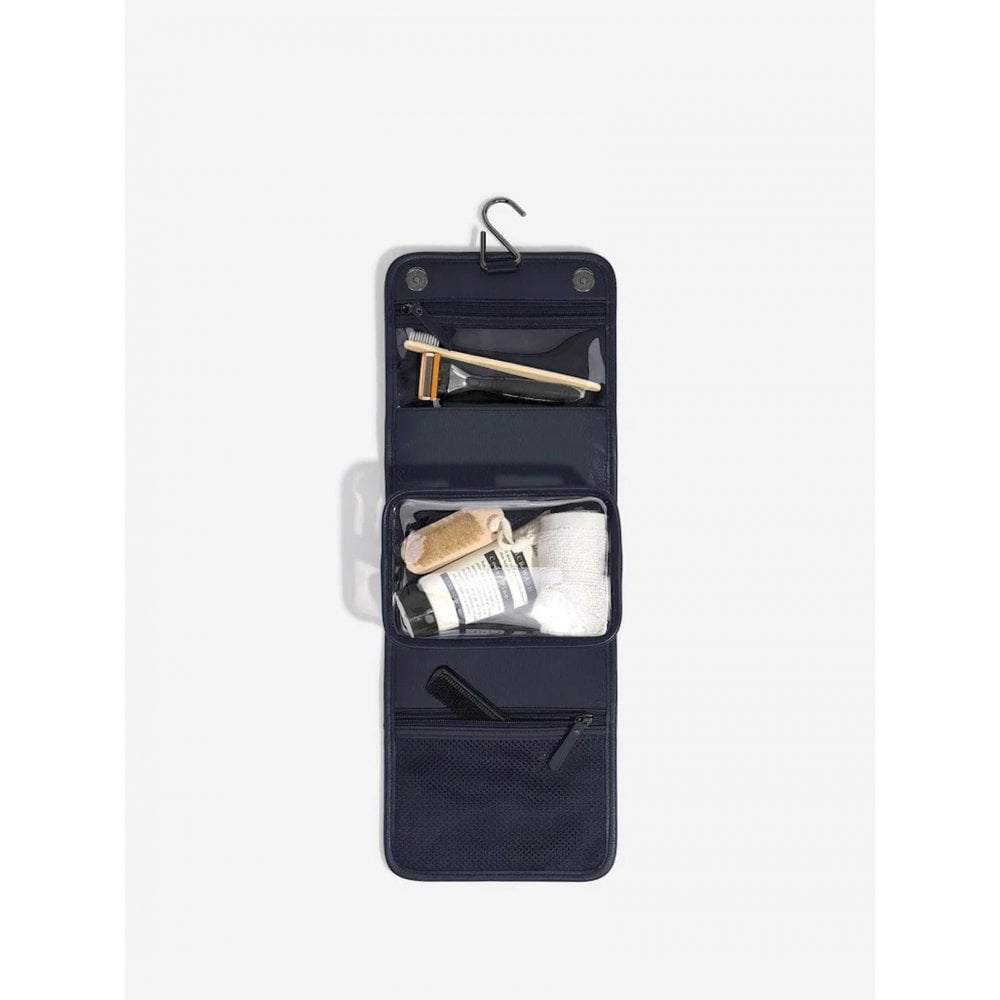 Stackers Navy Blue Travel Hanging Washbag