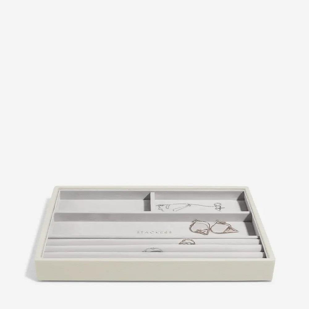 Stackers Oatmeal Classic Ring & Bracelet Layer