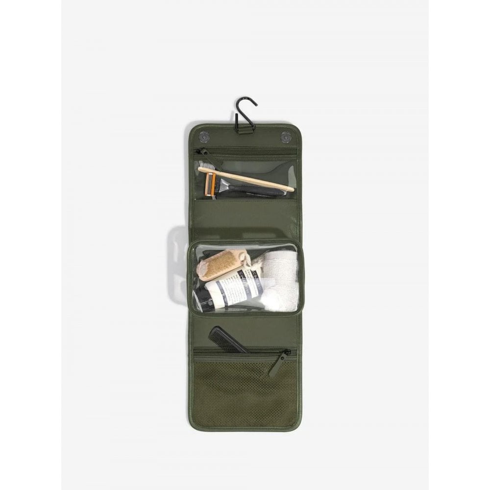 Stackers Olive Green Travel Washbag