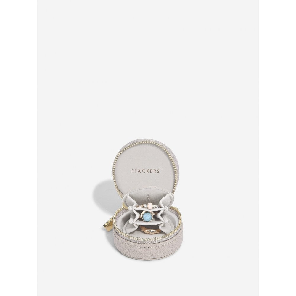 Stackers Oyster Taupe Mini Jewellery Box