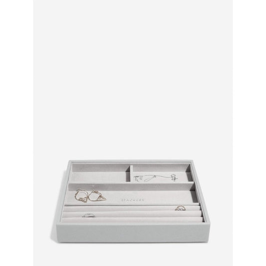 Stackers Pebble Grey Classic Ring Bracelet Layer