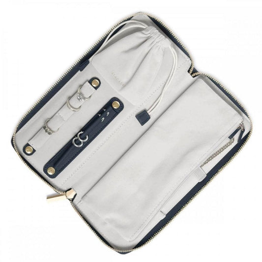 Stackers Pebble Navy Jewellery Roll