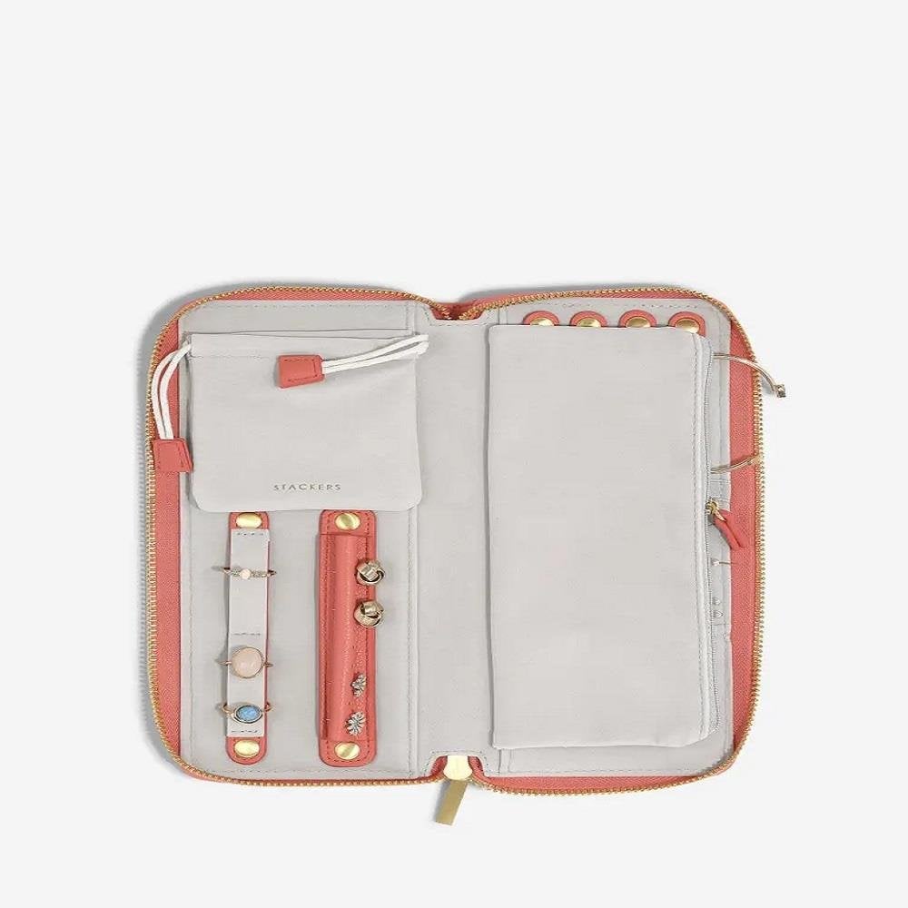 Stackers Pink Grapefruit Jewellery Roll