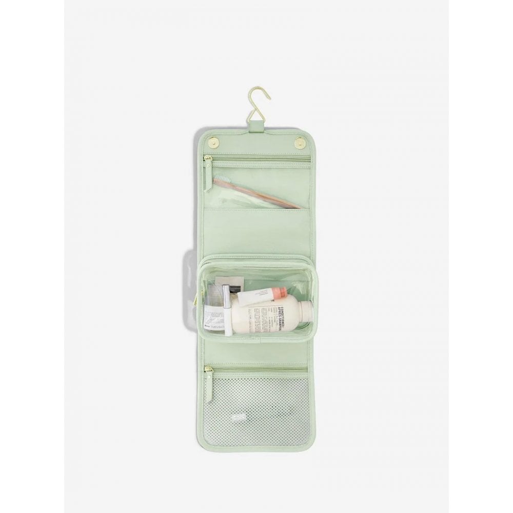 Stackers Sage Green Travel Hanging Washbag