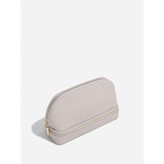 Stackers Taupe Cosmetic Jewellery Bag