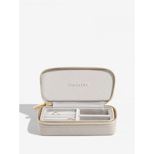 Stackers Taupe Mid Size Travel Jewellery Box