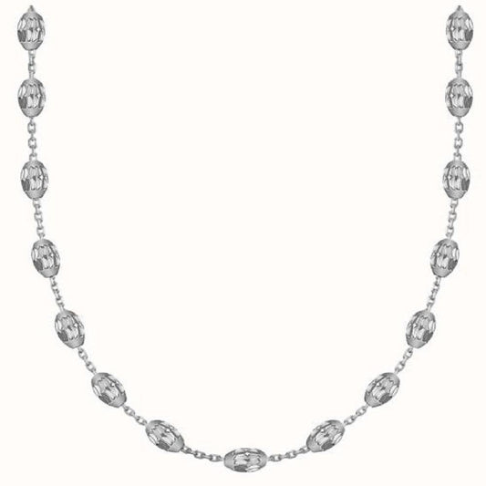 Sterling Silver 18" Bobble Chain