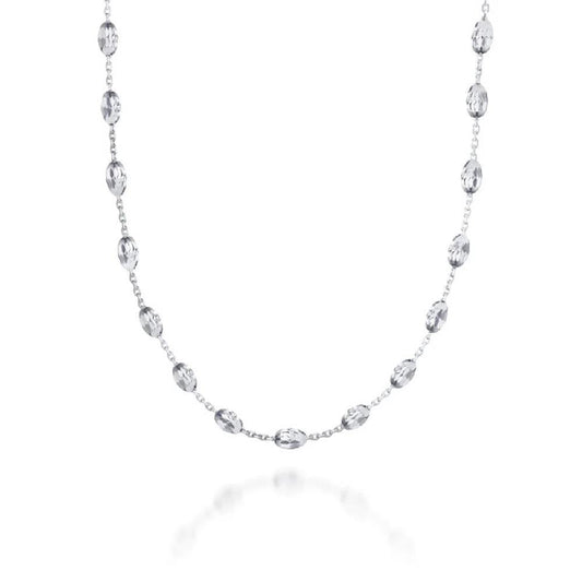 Sterling Silver 30" Bobble Necklace