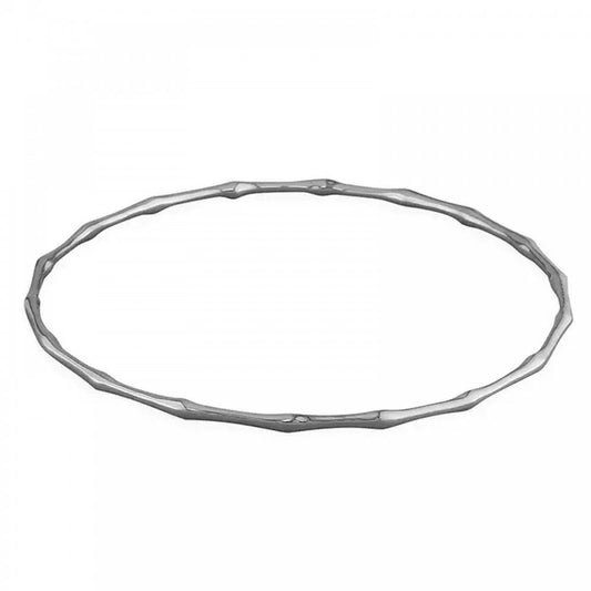 Sterling Silver Bamboo Slave Bangle