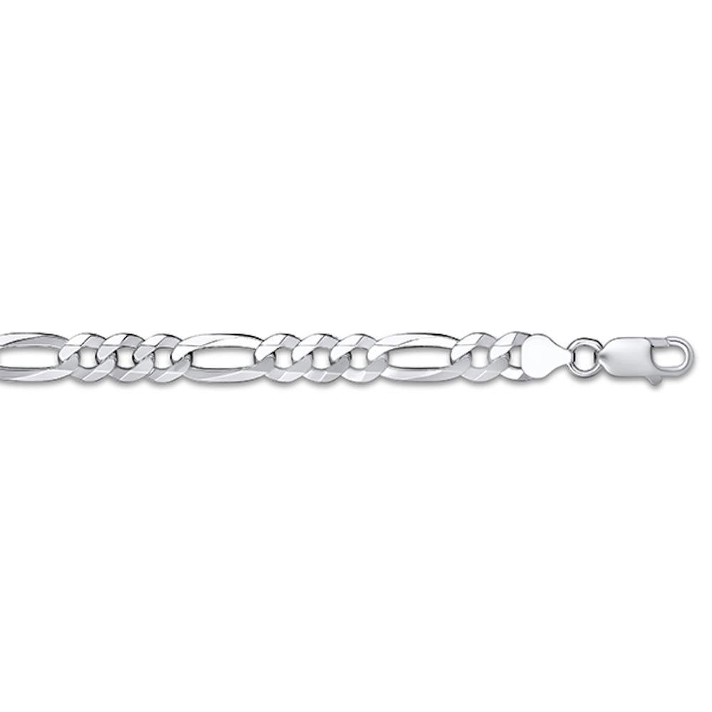 Sterling Silver Flat Figaro Chain 20"