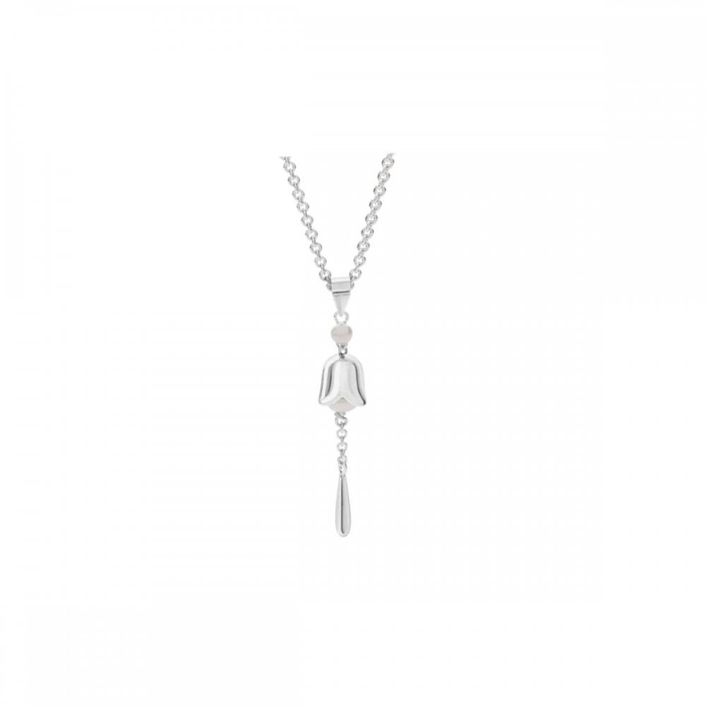 Sterling Silver Lily of the Valley Pearl Pendant