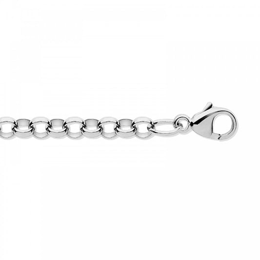 Sterling Silver Round Belcher Chain 18" x 3.50mm