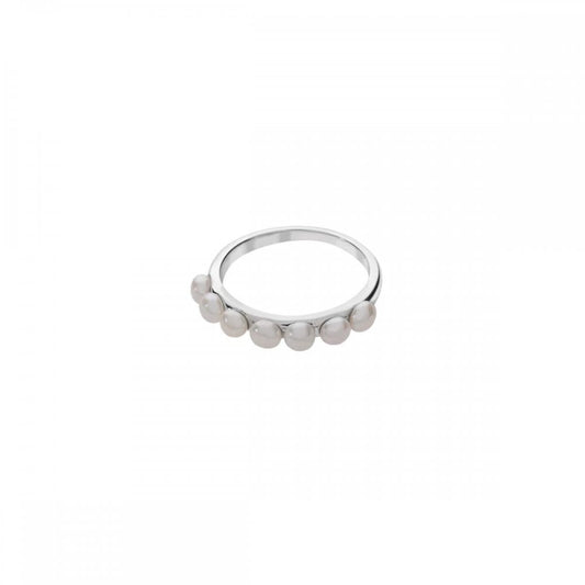 Sterling Silver Royal Pearl Ring Size N